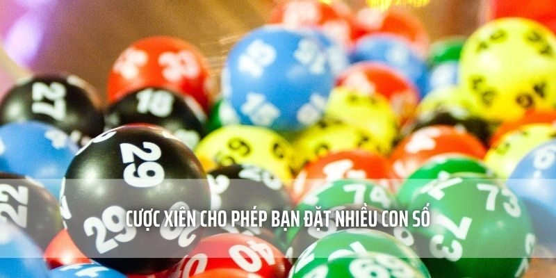 Cược xiên cho phép bạn đặt cược nhiều con số