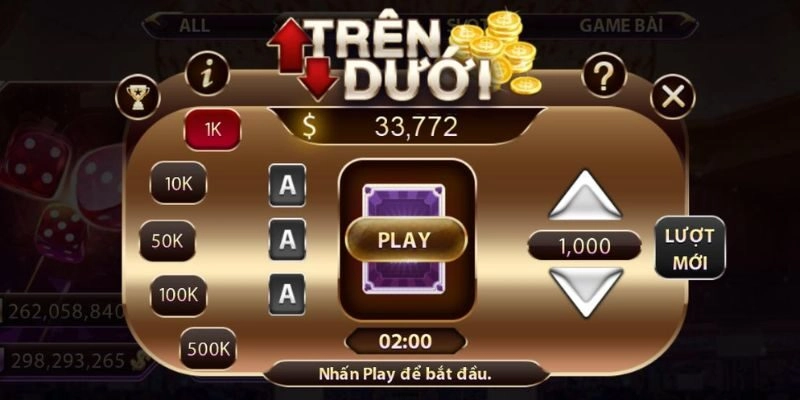 Giao diện đơn giản giúp người chơi dễ dàng thích nghi