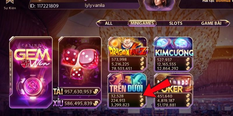 Trên Dưới là trò chơi cá cược khá phổ biến